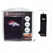 Team Golf Denver Broncos NFL Embroidered Towel/3 Ball/12 Tee Set TGO-30820