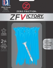Zero Friction Victory 5-Prong Golf Tees (2-3/4 Inch, Blue, Pack of 40)