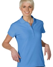 Ed Garments Women's Hi-Performance Short Sleeve Polo Shirt, MARINA BLUE, X-Large