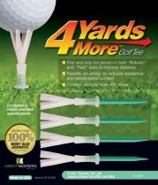 4 Yards More Golf Tee (Extreme Green, 4-Inch)