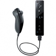 Black Remote and Nunchuck Set Combo for Nintendo Wii