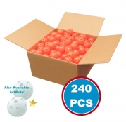 Wiffle Practice Golf Balls - 240 Pieces Wholesale Lot, Orange