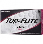 2013 Top Flite D2+ Diva Golf Balls (15 Pack)