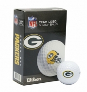 Green Bay Packers Wilson Ultra Golf Balls - 6 Pack