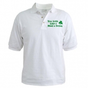CafePress I Need a Drink Polo Shirt Golf Shirt - L White