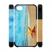3D Starfish Running Best Custom Cell Phone Case Cover for iPhone 4, iPhone 4S