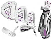 New Orlimar Ladies Right or Left Hand ST Golf Club Set w/Ladies Cart Bag + Driver + 3 Wd + Hybrids + 6-PW + Free Putter; Petite, Regular or Tall Length; Fast Shipping