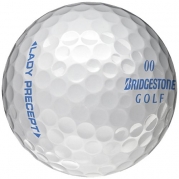 Bridgestone Golf Lady Precept Golf Balls (Pack of 12), White