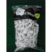 Pride Golf Tee Birch 2 3/4 Tees 6x100 Ct Bags White