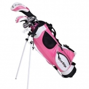 Tour Edge HT Max-J Set (Junior's, Ages 9-12, 5 Club Set, Right Handed, with Bag, Pink)