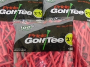 Pride Golf Tee Birch 2 3/4 Tees 3x100 Ct Bags Pink