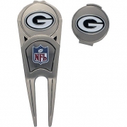 Green Bay Packers Ball Mark Repair Tool & Hat Clip Combo