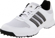adidas Men's Tech Response 4.0 Golf Shoe,White/White/Dark Silver Metallic,9 M US