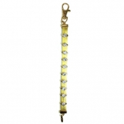 Navika Leather Crystal Bead Stroke Counter (Gold)
