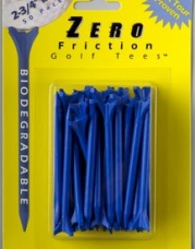 Zero Friction 2 3/4 Golf Tees 40 count BLUE