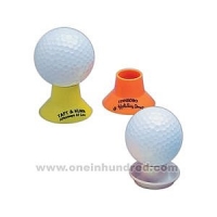 Sof Tee Rubber Golf Tee Two Sizes in One Tee 4 ct