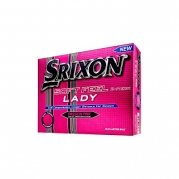 Srixon Women's Soft Feel Updated Box Golf Balls (One Dozen), Passion Pink