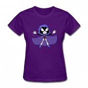 Wei-JR Lady Teen Titans T Shirt Size L Purple