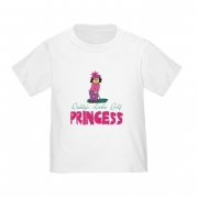 CafePress Daddy's Little Golf Princess Girls Toddler T-Shirt - 3T White