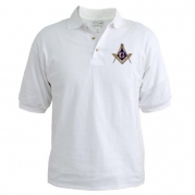 CafePress Masonic Golf Shirt - L White