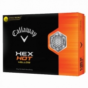 Callaway HEX Hot Golf Balls -Pack of 12, Yellow