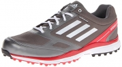 adidas Men's Adizero Sport II Golf Shoe,Dark Silver Metallic/White/Red,11 M US