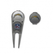 NFL San Diego Chargers Ball Mark Repair Tool & Hat Clip Combo