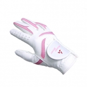 Paragon Golf Girls Rising Star Right Hand Golf Glove, White/Pink - Medium