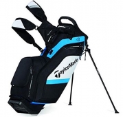TaylorMade TM14 Supreme Hybrid Golf Bag, Gray/Blue/Black