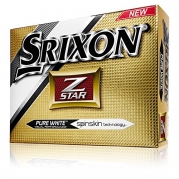 Srixon 2015 Z Star Golf Balls (12-Pack), Pure White