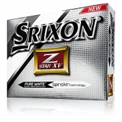 Srixon 2015 Z Star Golf Balls XV (12-Pack), Pure White