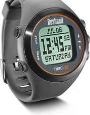 Bushnell NEO XS Golf GPS Rangefinder Watch, Charcoal/Orange