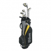 Wilson Men's Profile Junior Complete Package Golf Set, Right Hand, Yellow, Medium