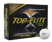 Top Flite Gamer Tour 3-Piece Urethane Golf Ball Dimple in Dimple (White)