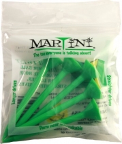 Martini Golf 3-1/4 Durable Plastic Tee 5-Pack by ProActive