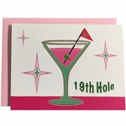 Giggle Golf 19th Hole Note Cards - 6 Boxed Cards and Envelopes