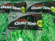 Pride Golf Tee Birch 2 3/4 Tees 3x100 Ct Bags Green