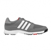 adidas Men's Tech Resonse 4.0 Golf Shoe,Iron/White/Black,11.5 M US