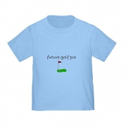 CafePress future golf pro.bmp T-Shirt Toddler T-Shirt - 4T Baby Blue