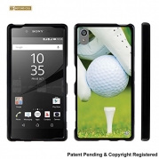Sony Xperia Z5 Case, Spots8® Hard Plastic Slim fit Case Cover [Golf Ball]