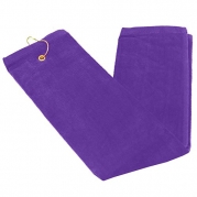 Finger Touch - Golf Towels - Purple - 16x26 - Tri Fold