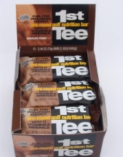 1st Tee Golf Nutrition Bars Chocolate Peanut Tasty Yum!
