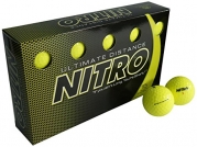Nitro Ultimate Distance Golf Ball (15-Pack), Yellow