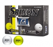 Srixon Q-Star 6 Ball Pack (4 Pure White & 2 Tour Yellow Golf Balls)