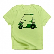 CafePress Green Golf Cart Infant T-Shirt - 18-24M Kiwi