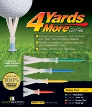 4 Yards More Golf Tee (Variety Pack) by ProActive