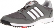 adidas Men's Tech Resonse 4.0 Golf Shoe,Iron/White/Black,10 M US