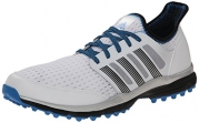 adidas Men's Climacool Golf Spikeless, FTWR White/Core Black/Bright Blue, 11 M US
