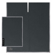 NEW Club Glove Microfiber Caddy + Pocket Towel 17 x 40 SLATE GRAY