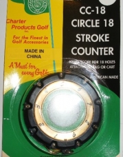 Circle 18 Golf Stroke Counter Keep Score For 18 Holes